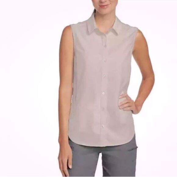 💥 Eddie Bauer Women's Sleeveless Tech
Shirt - NWT , Size:L🛍️ - Picture 1 of 6